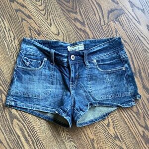 Maurices Dark Blue Jean Shorts